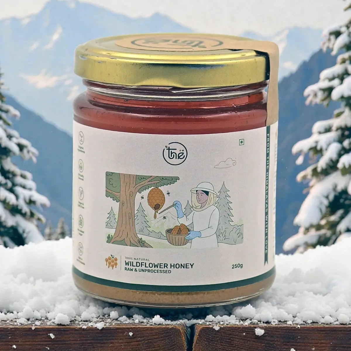 Organic Multi-flora Wild Honey